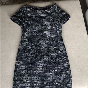 Classic Banana Republic Tweed Shift Dress 0P